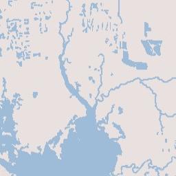 Forest Island Park Florida Terrain Map