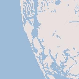 Royal Harbor Florida Terrain Map