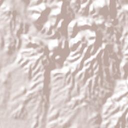 Santa María del Oro Terrain Map