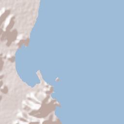 Khawr Fakkān Terrain Map