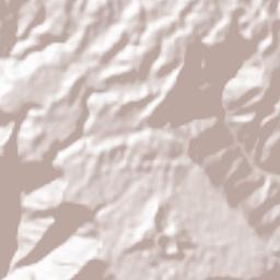Cherrapunji Terrain Map