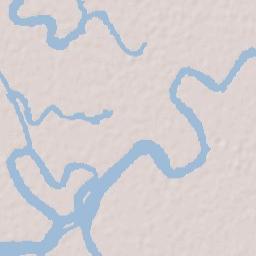 Keti Bandar Terrain Map