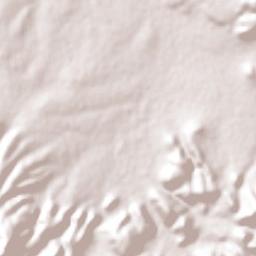 Santa Ana Terrain Map