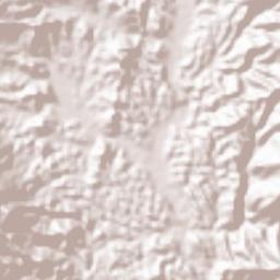 Huyện Bạch Thông Terrain Map