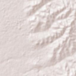 Aguascalientes Terrain Map