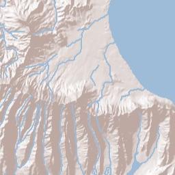 Waimānalo Beach Terrain Map