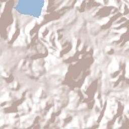 Santa María del Oro Terrain Map