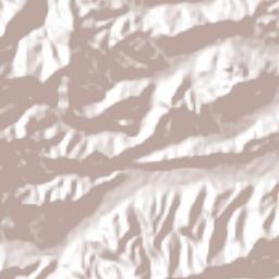 Pahuatlán Terrain Map