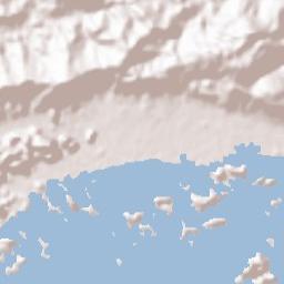 Cẩm Phả Terrain Map