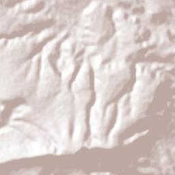 El Derramadero Terrain Map