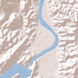 Hòa Bình Terrain Map