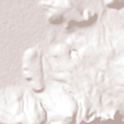 Las Letras Terrain Map