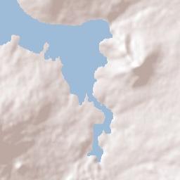 Agua Caliente Terrain Map
