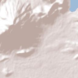 Etúcuaro Terrain Map