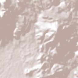 Caltzontzín Terrain Map