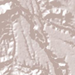 San Gaspar Tonatico Terrain Map