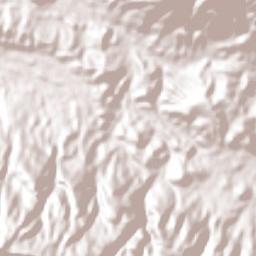 El Cercado Terrain Map