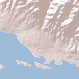 Los Ríos Terrain Map