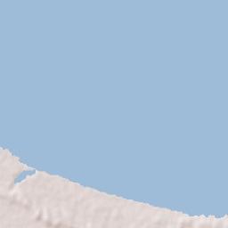 Puerto Esmeralda Terrain Map