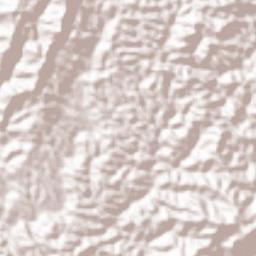 Amphoe Na Muen Terrain Map