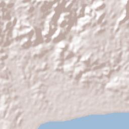 Petacalco Terrain Map