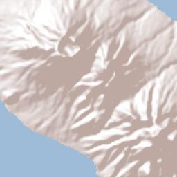 Middle Island Terrain Map
