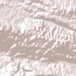 Río Jordán Terrain Map