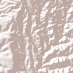 Santa Inés de Zaragoza Terrain Map