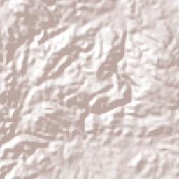 El Chocolate Terrain Map