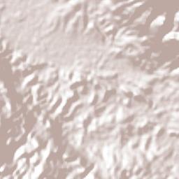 Las Tazas Terrain Map
