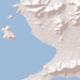 San Dionisio del Mar Terrain Map