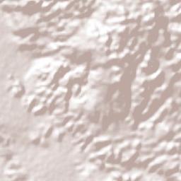 Las Rosas Terrain Map