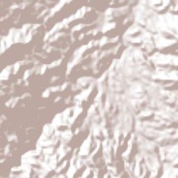 Asunción Tlacolulita Terrain Map