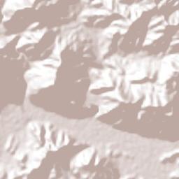 San Pedro Huamelula Terrain Map