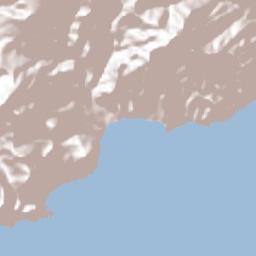 Berekua Terrain Map