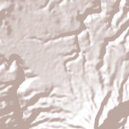 Santa Cruz Balanyá Terrain Map