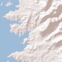 Amphoe Si Sawat Terrain Map
