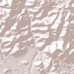 Quebrada Larga Terrain Map