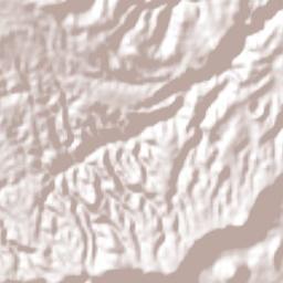 San Sebastián Terrain Map