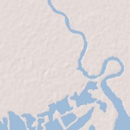 Amphoe Mueang Samut Sakhon Terrain Map