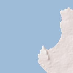 Bang Lamung District Terrain Map