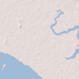 Amphoe Laem Sing Terrain Map