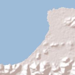 Cumaná Terrain Map