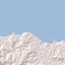 Playa Chiquita Terrain Map