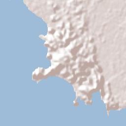 Quepos Terrain Map