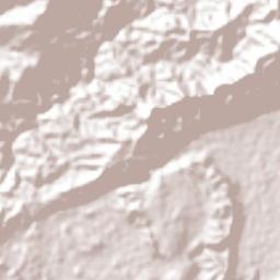 Quebrada Bonita Adentro Terrain Map