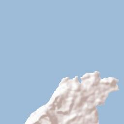 Cortes Terrain Map