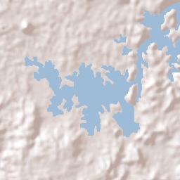 La Laguna Terrain Map