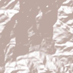 Paja de Sombrero Terrain Map