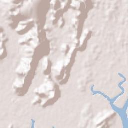 Phang Nga Terrain Map